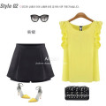 Chiffon Short Sleeve Women Blouse